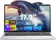 ACEMAGIC 17.3" Laptop with Quad Core-12th Alder Lake N97 Processor, FHD Display, 16GB RAM 512GB SSD Laptop, Windows 11 Laptops Computer, Webcam, Light&Thin,HDMI, Type-C, USB3.2