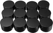 Garneck Candle Storage Container 50ml Metal Candle Tins Lid Round Tin for DIY Candles Craft Making Jar