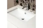 Large UnderMount Bathroom Vanity Square Bench Top Ceramic Basin Sink E202