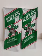 Vintage Christmas Tree Icicle Silver Tinsel 2000 Strand 18"