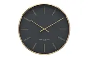 OTTO 40cm Petrol Blue Silent Wall Clock by One Six Eight London