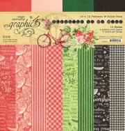 Sunshine On My Mind - Graphic 45 - 12x12 Patterns & Solids Pack 16/pk Scrapbook