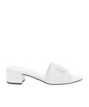 Dolce Gabbana Cut-Out Logo Detailed Slides 36,37.5,38.5,37,39,40,36.5,41 White