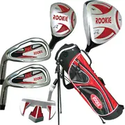 Rookie - Kids Golf Set LH - 6 Pce Red for 10 Yrs or Over