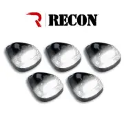 1999-2016 Super Duty RECON White OLED Smoked Cab Roof Lights & Wiring Harness (for: Ford)