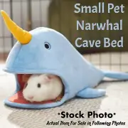 Narwhal Cave Bed For Small Pets - Guinea Pig Rat Gerbil Hamster Ferret By Frisco