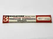 NOS Horolovar Anniversary 400 Day Clock .0021" Suspension Spring .053 mm 3 Pack