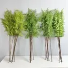 Real Touch Artificial Greenery Fern Grass Fake Plants Birthday Party Decor