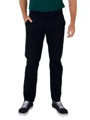 Mens Relaxed Chino Pant 36 BLACK (SOLID)