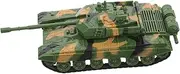 LRXIYODE Model Tank Camouflage Green Emulation Design for Years Premium Quality Eye Catching Play Decor for Boys