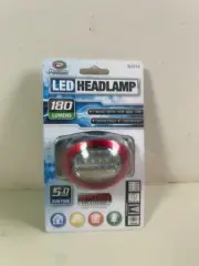 Performance Tool LED Headlamp 180 Lumen 5 Hour Runtime Takes AAA Batteries New