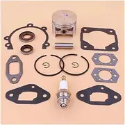 46mm Piston Kit Fif for SR420 SR400 BR320 BR380 BR400 BR420 Leaf Blower Full Gasket Oil Seal Spark Plug Set