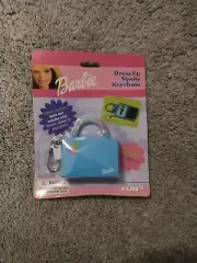 Vintage Barbie Mini Purse Magnetic Dress Up Vanity Keychain Secret Drawer