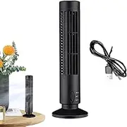USB Electric Fan - USB Powered Tower Fan, Portable Table Fan | Portable Table Desk Fan, Strong Wind Desk Fan for Workplace, Table,
