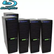 50 Burner Blu-ray BDXL Daisy Chain Duplicator - CD DVD Replication Tower + HDD
