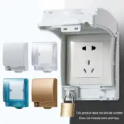 Shield Lockable 86 Type Switch Case Waterproof Dustproof Box Socket Cover