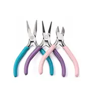 Round Nose Pliers Beading Jewellery Making Tools Wire Cutters Combo Kit - 3x