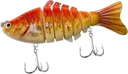 Lljsszr Fishing Lures with Hook, Baits, Crankbaits, Slow Sinking Metal Hooks, Swimbait, Hard Lure.