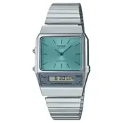 Casio Vintage Series Silver Blue Retro Analog-Digital Classic Watch AQ-800EC-2A