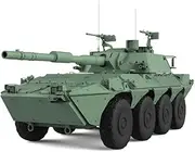 MRY-SFW Army Tank Unpainted 1/87 HO Scale Railway Military Model Kit Italy Centauro-I-120 Tank Destroyer