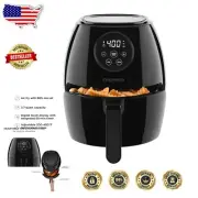 Versatile Air Fryer 3.5 Qt - Digital Touch Screen, Dishwasher Safe Basket