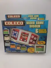 Coleco Video Game System 6 Built In Games Plug In For TV Play New Vintage 2005