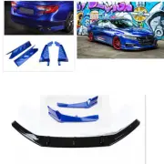 6Pcs Front & Rear Spoiler Surround Molding Trim For Honda Accord 2018-19 Blue UK