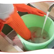 Unisex Waterproof Work Gloves Household Gloves Anti-Backflow Long Sleeve