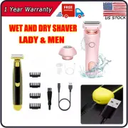 Electric Shaver Full Body Washed Waterproof Wet and Dry Shaver Lady & Men