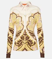 [La DoubleJ] La DoubleJ Spells Placée printed shirt UK 10 multicoloured