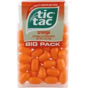 Tic Tac Big Pack Orange Breath Mints 48 Packs (4 boxes) Free Shipping