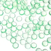 500G(1.1LB) Mini Acrylic Flat Marbles 15mm Vase Fillers Gems Decor Green