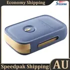 Drawer Egg Storage Box Refrigerator Fresh Keeping Egg Dumpling Tray (Blue) AU