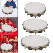Tambourine Gift Percussion Instrument Hand Drum for Wedding Party Games