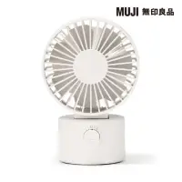 在飛比找momo購物網優惠-【MUJI 無印良品】USB桌上型風扇.擺頭型