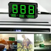 Car Motorbike Bicycle Universal Digital GPS Speedometer OBD-II Overspeed Alarm S