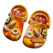 Crocs X Honey Nut Cheerios Clogs Toddler C4 Sandals Orange Cereal Novelty Gift
