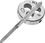 1 Set Metric Die Key Handle Tap Wrench Threading Tool Coarse and Fine Threads Repair Tool Kit 1/2 Tap Threader Kit Tool for Cutting Threads Screw Tap Kit Metal
