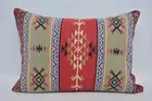 Boho Pillow Sham Cover, Boho Pillow, 20"x28" Red Pillow Case, Turkish Pillow