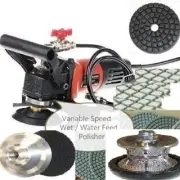 3/8" Full Bullnose Wet Polisher Stone Concrete Granite Marble countertop buff
