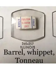 Vintage Rare NOS Illinois Barrel, Whippet, Tonneau Glass Watch Crystal