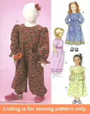 SEWING PATTERN Sew Girls Clothes Clothing - Dress Jumpsuit Playsuit Vintage 4574