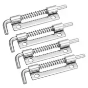 Spring Loaded Latch Pin, 4Pcs 3.35" - Stainless Steel Right-Handed with Hole