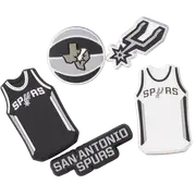 [Crocs] Crocs Nba San Antonio Spurs 5Pck - Unisex Sport Accessories