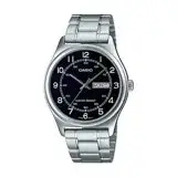 在飛比找遠傳friDay購物優惠-CASIO 卡西歐 指針男錶 不鏽鋼錶帶 星期日期 防水(M