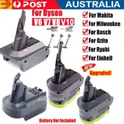 For Milwaukee Makita Ryobi Ozito to Dyson V6 V7 V8 V10 DC34 DC31 Battery Adapter