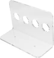 Acrylic Wall Mounted Scissor Holder for Hairdressers Salon Shear Rack Compact Organizer for Scissors and Combs for Home Professional Use
