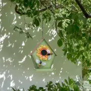 Metal Bird House Bird Nest Outside Home Decoration Resting Place Bird Hut for