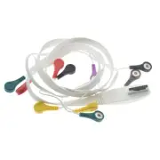 10pin ECG Recorder Patient Cable 10-Lead Snap for Mortara X12 H12 Holter Monitor