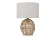DA Bridgehampton Rattan Base Bedside Lamp